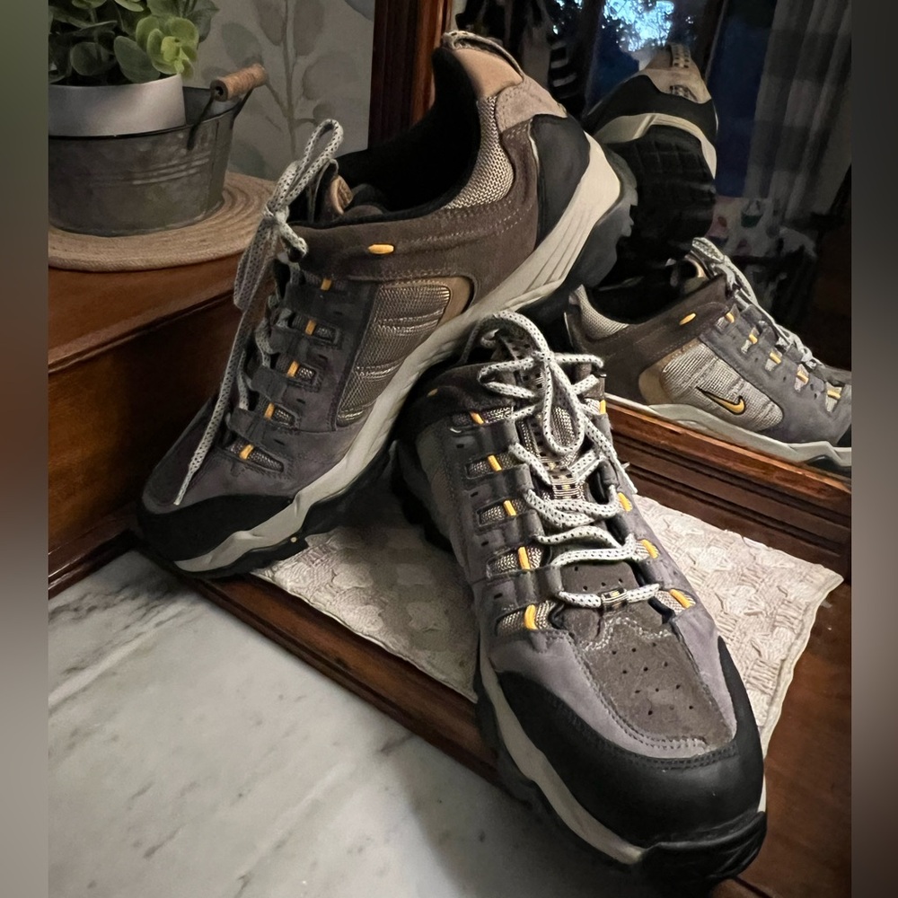 NIKE ACG *Vintage* Tengu II Gore-Tex Sneakers Grey Black Yellow Men's Size‎ 14